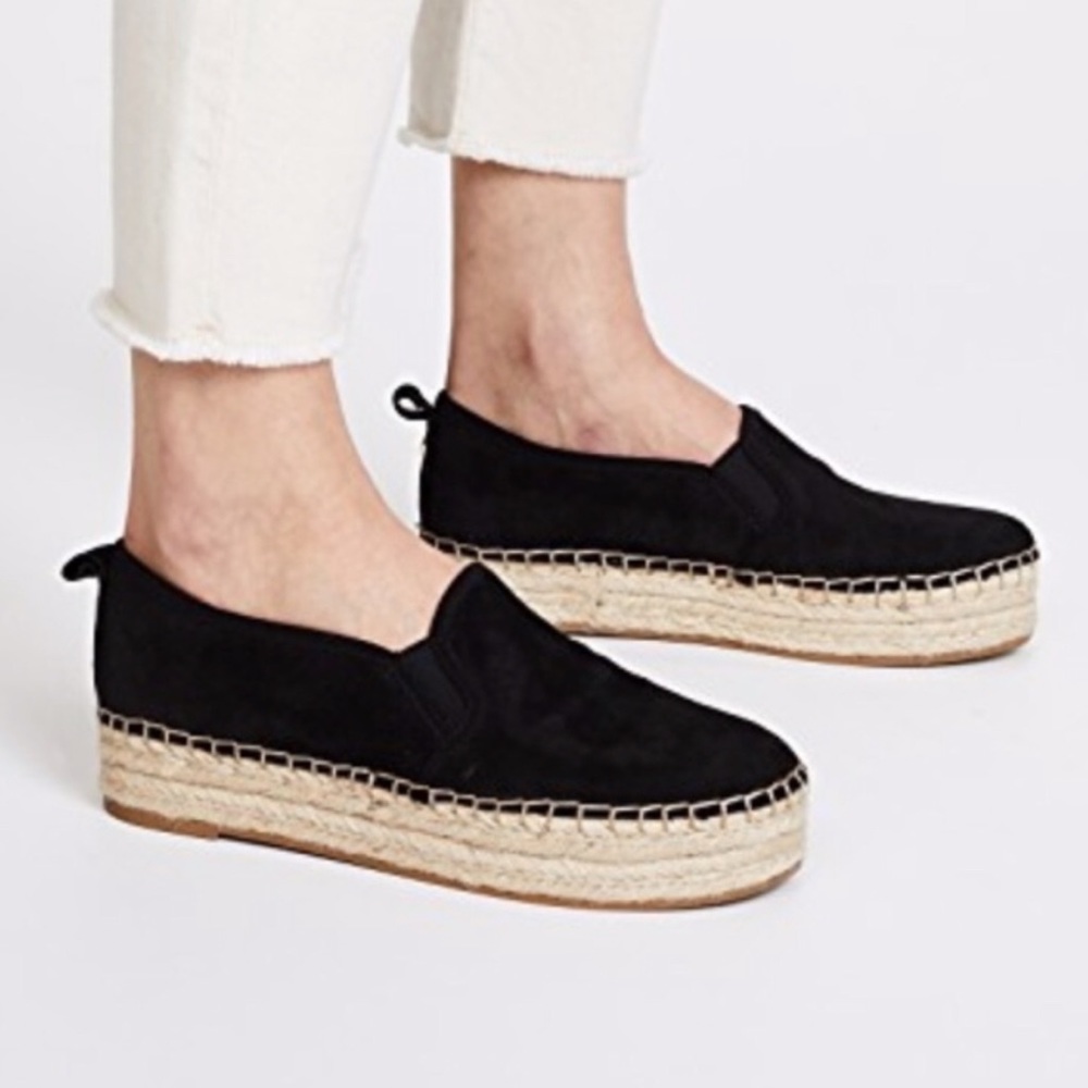 Sam Edelman Carrin Suede Espadrille Black